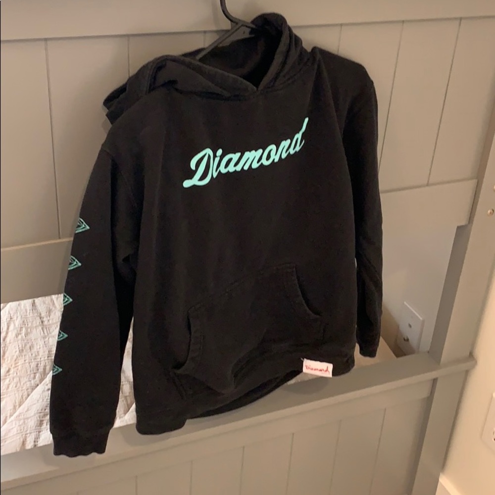 Kids Large Hoodie Sweater Diamond